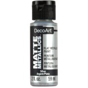 DecoArt Matte Metallics Paint 2oz - Silver