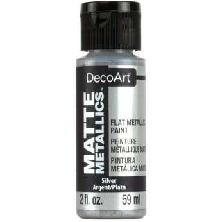DecoArt Matte Metallics Paint 2oz - Silver