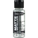 DecoArt Matte Metallics Paint 2oz - Soft Silver