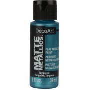 DecoArt Matte Metallics Paint 2oz - Turquoise