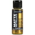 DecoArt Matte Metallics Paint 2oz - Vintage Brass