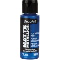DecoArt Matte Metallics Paint 2oz - Sapphire Blue