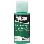 DecoArt Media Fluid Acrylic Paint - Blue Green Light