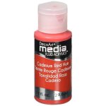 DecoArt Media Fluid Acrylic Paint - Cadmium Red Hue