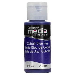 DecoArt Media Fluid Acrylic Paint - Cobalt Blue Hue