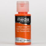 DecoArt Media Fluid Acrylic Paint - Cadmium Orange Hue