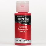 DecoArt Media Fluid Acrylic Paint - Pyrrole Red