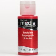 DecoArt Media Fluid Acrylic Paint - Pyrrole Red