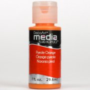 DecoArt Media Fluid Acrylic Paint - Pyrrole Orange