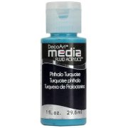 DecoArt Media Fluid Acrylic Paint - Phthalo Turquoise