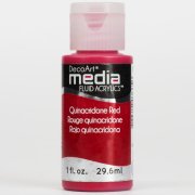 DecoArt Media Fluid Acrylic Paint - Quinacridone Red