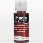 DecoArt Media Fluid Acrylic Paint - Transparent Red Iron Oxide