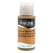 DecoArt Media Fluid Acrylic Paint - Transparent Yellow Iron Oxide
