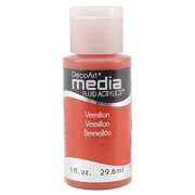 DecoArt Media Fluid Acrylic Paint - Vermillion