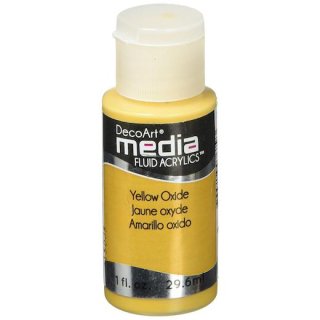 DecoArt Media Fluid Acrylic Paint - Yellow Oxide