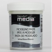 DecoArt Media White Modeling Paste 4oz