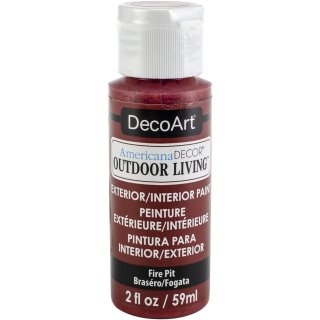 DecoArt Americana Decor Outdoor Living Paint 2oz - Fire Pit