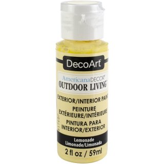 DecoArt Americana Decor Outdoor Living Paint 2oz - Lemonade