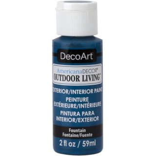 DecoArt Americana Decor Outdoor Living Paint 2oz - Fountain