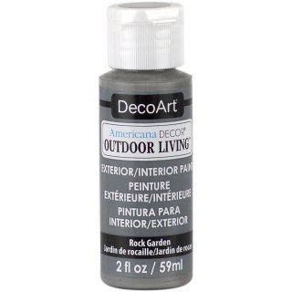 DecoArt Americana Decor Outdoor Living Paint 2oz - Rock Garden