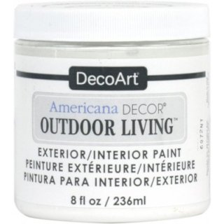DecoArt Americana Decor Outdoor Living Paint 8oz - Picket Fence 
