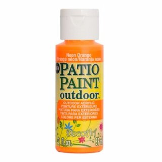 DecoArt Patio Paint - Neon Orange