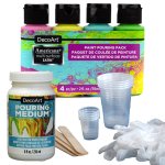 DecoArt Americana Paint Pour Starter Kit - Brights
