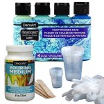 DecoArt Americana Paint Pour Starter Kit - Coastal