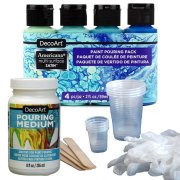 DecoArt Americana Paint Pour Starter Kit - Coastal