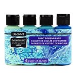 DecoArt Americana Multi-Surface Satin Acrylic Paint 4-carton pack - Coastal