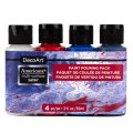 DecoArt Americana Multi-Surface Satin Acrylic Paint 4-carton pack - Patriotic