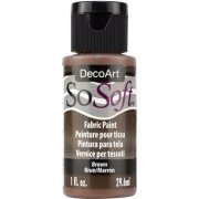DecoArt SoSoft Fabric Paint - Brown