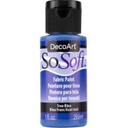 DecoArt SoSoft Fabric Paint - True Blue