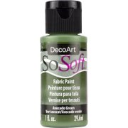 DecoArt SoSoft Fabric Paint - Avocado Green