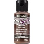 DecoArt SoSoft Fabric Paint - Dark Chocolate