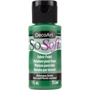 DecoArt SoSoft Fabric Paint - Christmas Green