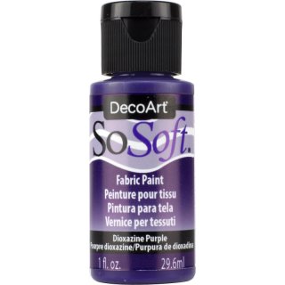 DecoArt SoSoft Fabric Paint - Dioxazine Purple