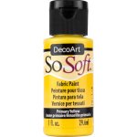 DecoArt SoSoft Fabric Paint - Primary Yellow