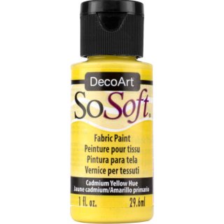 DecoArt SoSoft Fabric Paint - Cadmium Yellow