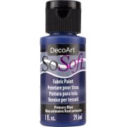 DecoArt SoSoft Fabric Paint - Primary Blue