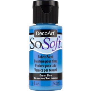 DecoArt SoSoft Fabric Paint - Ocean Blue