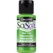 DecoArt SoSoft Fabric Paint - Bright Avocado
