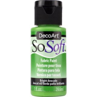 DecoArt SoSoft Fabric Paint - Bright Avocado