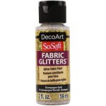 DecoArt SoSoft Fabric Glitters - Champagne Gold