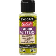 DecoArt SoSoft Fabric Glitters - Gold Glitz