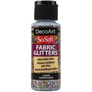 DecoArt SoSoft Fabric Glitters - Confetti