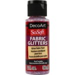 DecoArt SoSoft Fabric Glitters - Red Twinkle