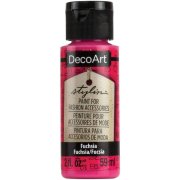 DecoArt Stylin' Flexible Fashion Paint - Fuchsia