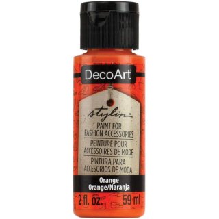 DecoArt Stylin' Flexible Fashion Paint - Orange