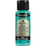 DecoArt Stylin' Flexible Fashion Paint - Aqua